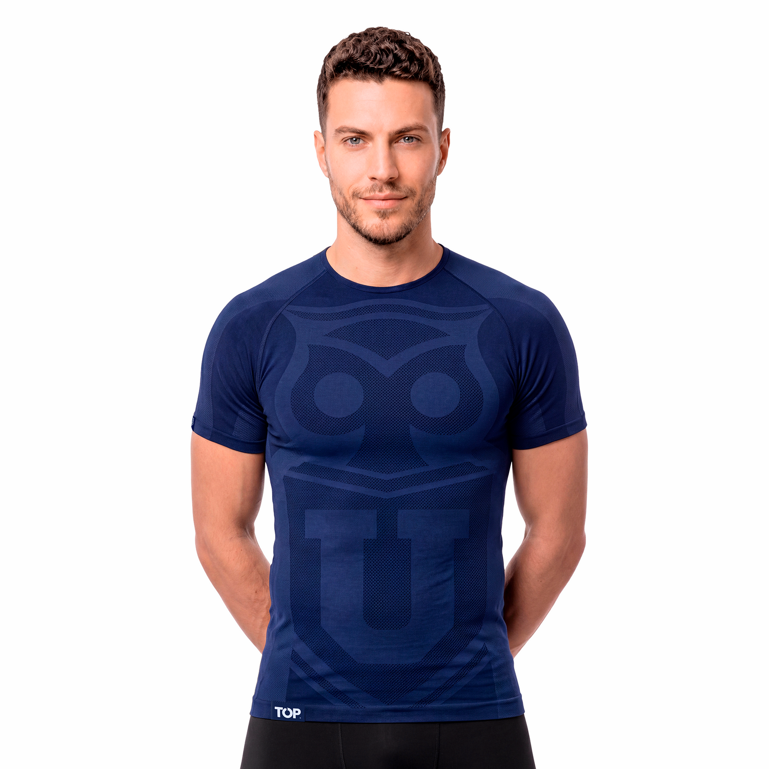 Camiseta Manga Corta Primera Capa Microfibra Universidad de Chile