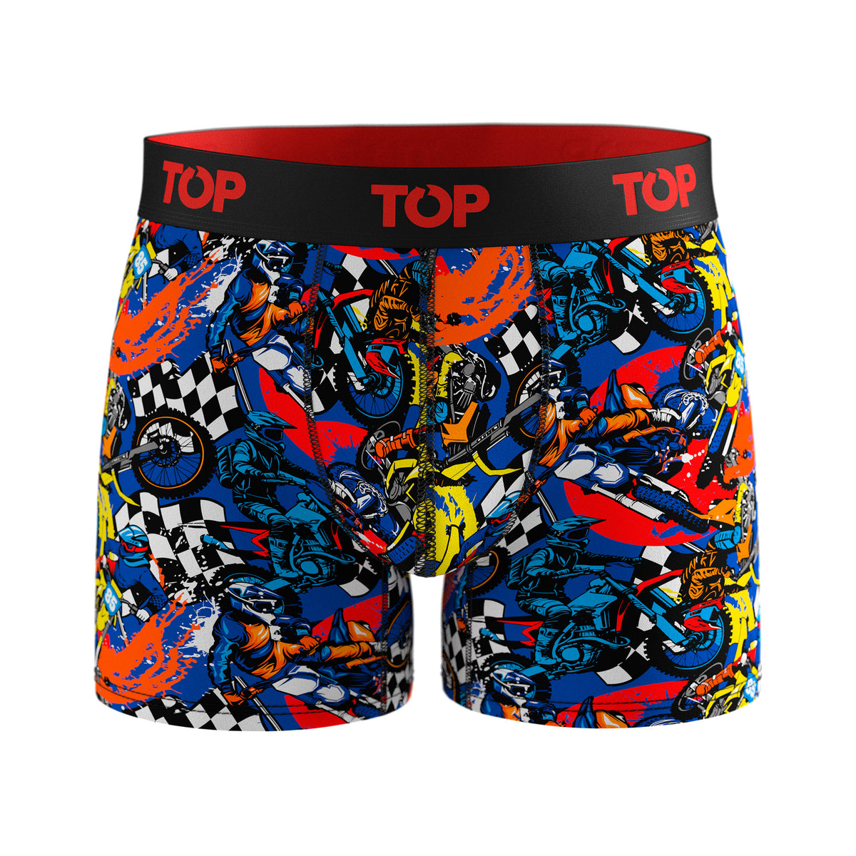 Bóxer Medio Algodón Pack 3 Motores C2