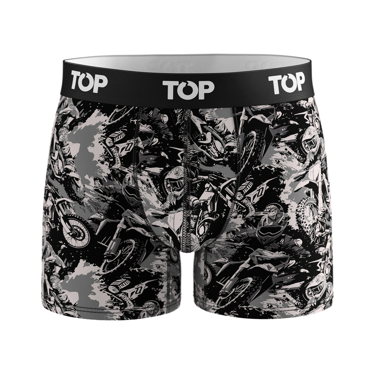 Bóxer Medio Algodón Pack 3 Motores C2