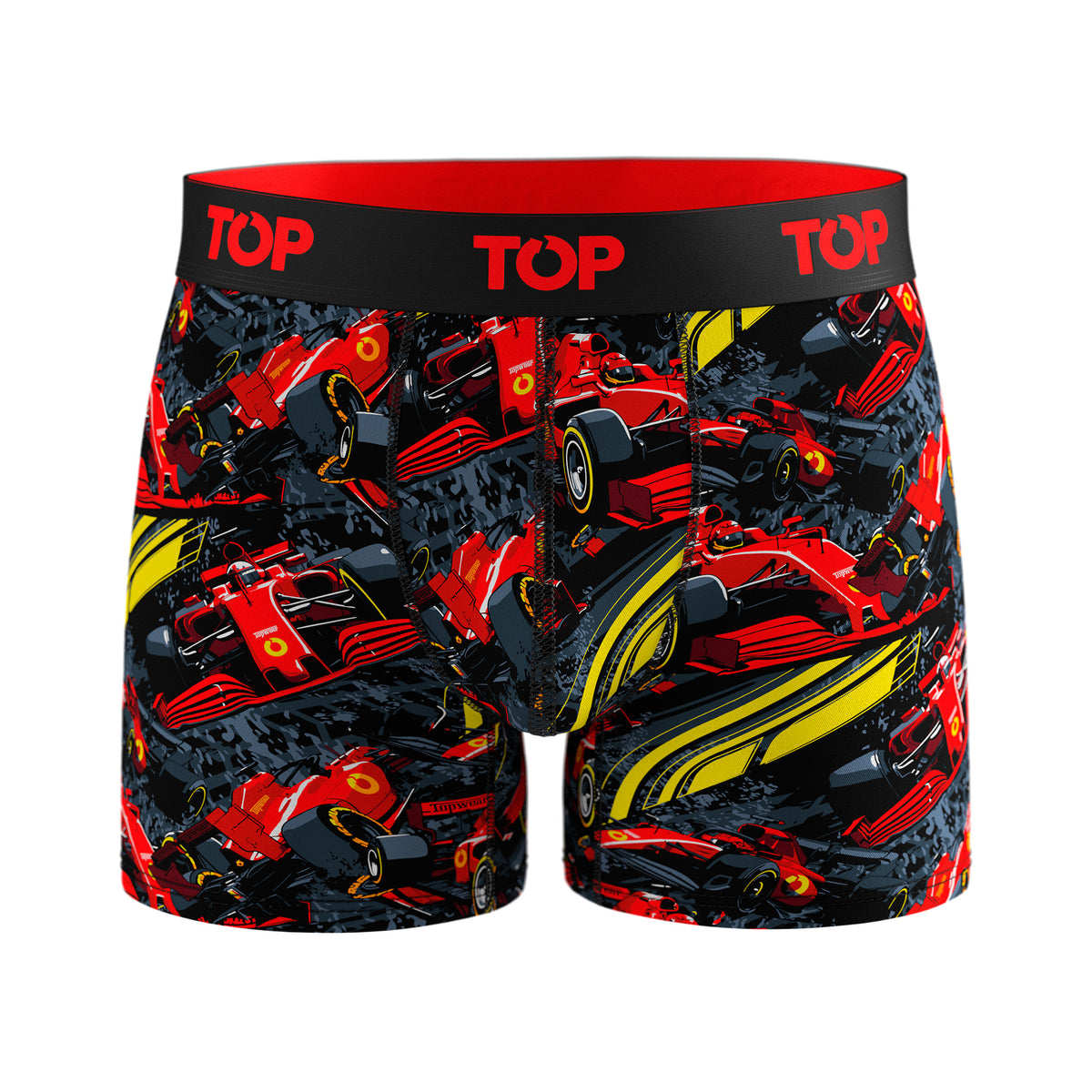 Bóxer Medio Algodón Pack 3 Motores C4