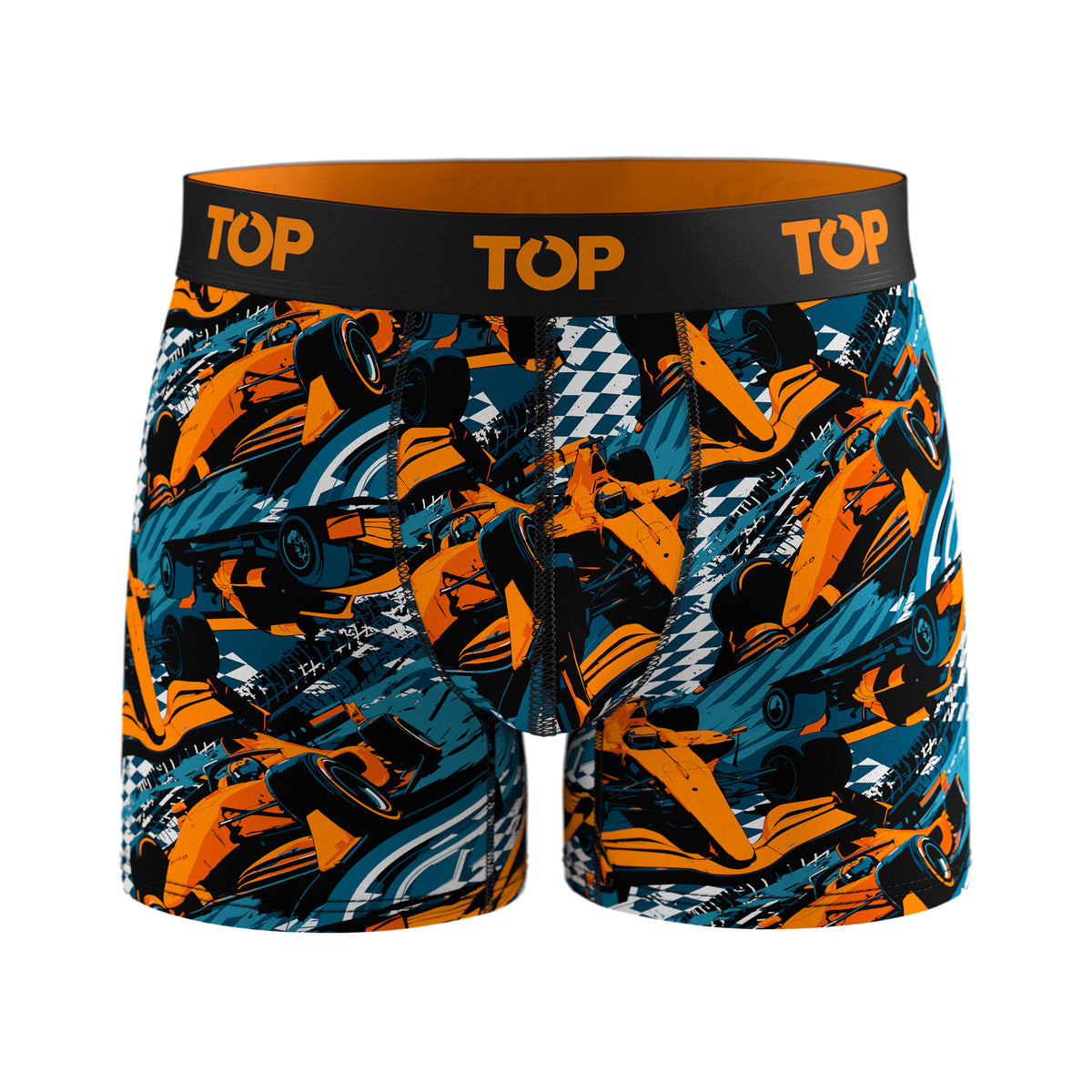 Bóxer Medio Algodón Pack 3 Motores C4