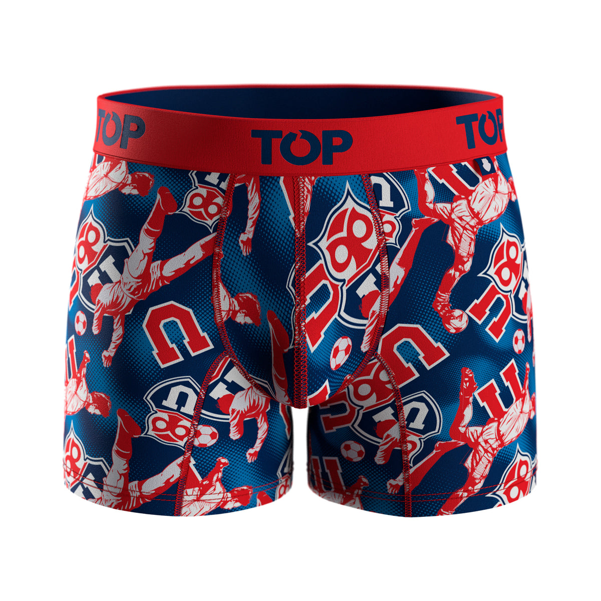 Bóxer Medio Algodón Universidad de Chile Pack 3 C7