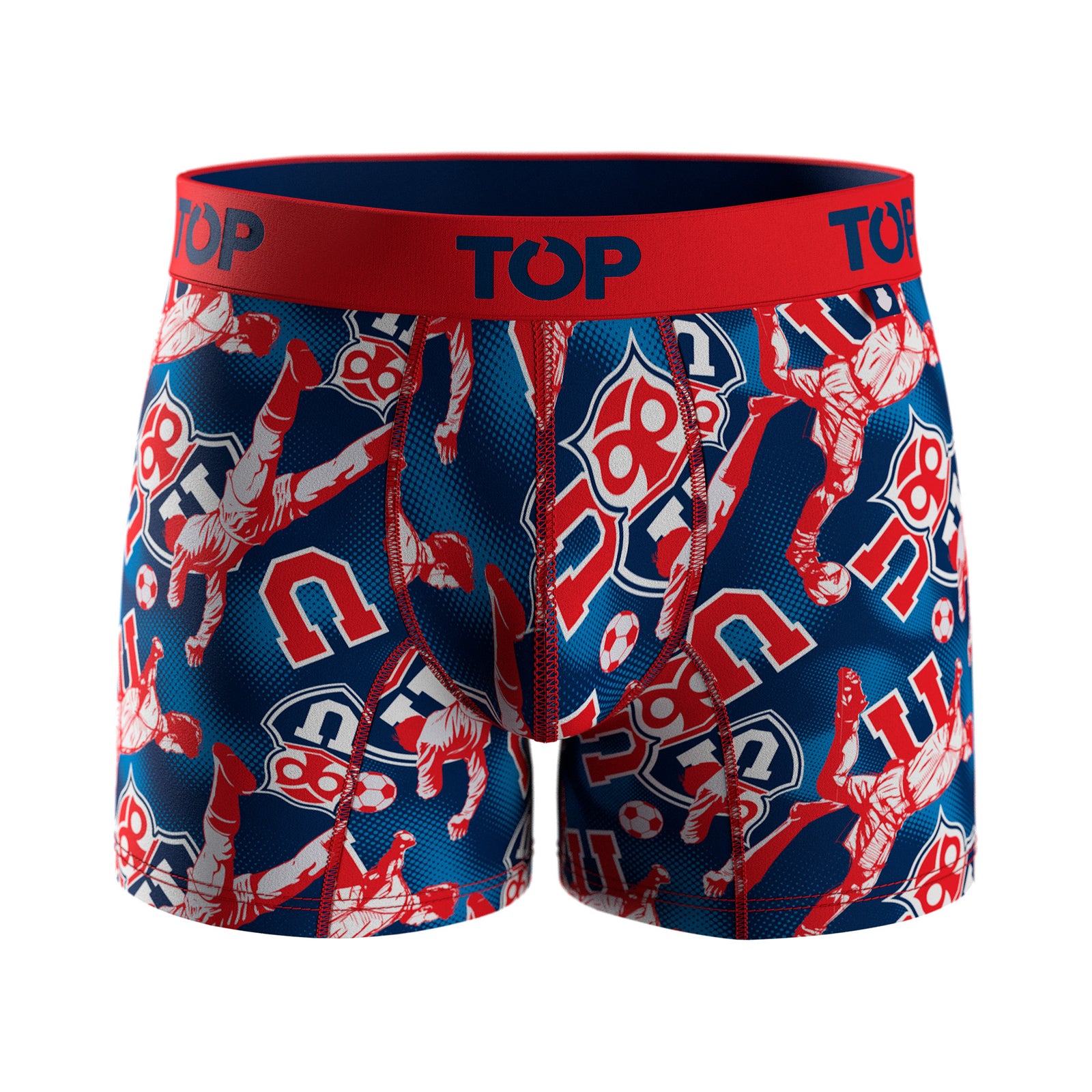 Bóxer Medio Algodón Universidad de Chile Pack 3 C7