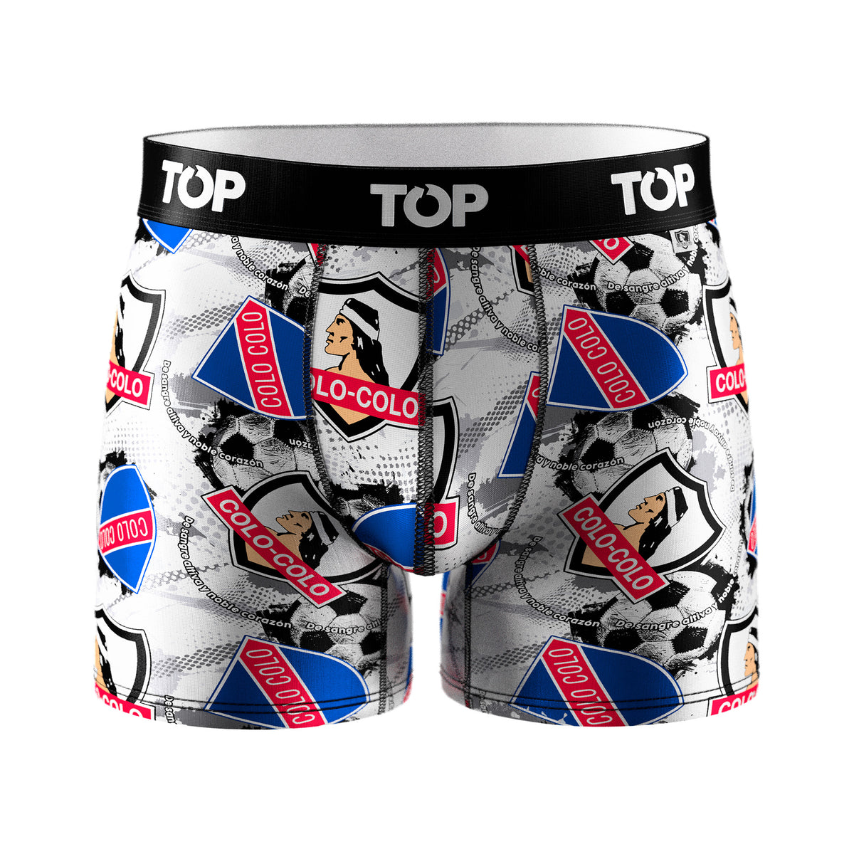 Bóxer Medio Microfibra Colo-Colo Pack 3 C4