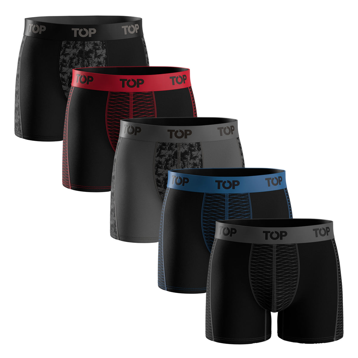 Bóxer Medio Microfibra Pack 5 C1