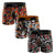 Bóxer Medio Microfibra Naruto Shippūden Pack 3 C3
