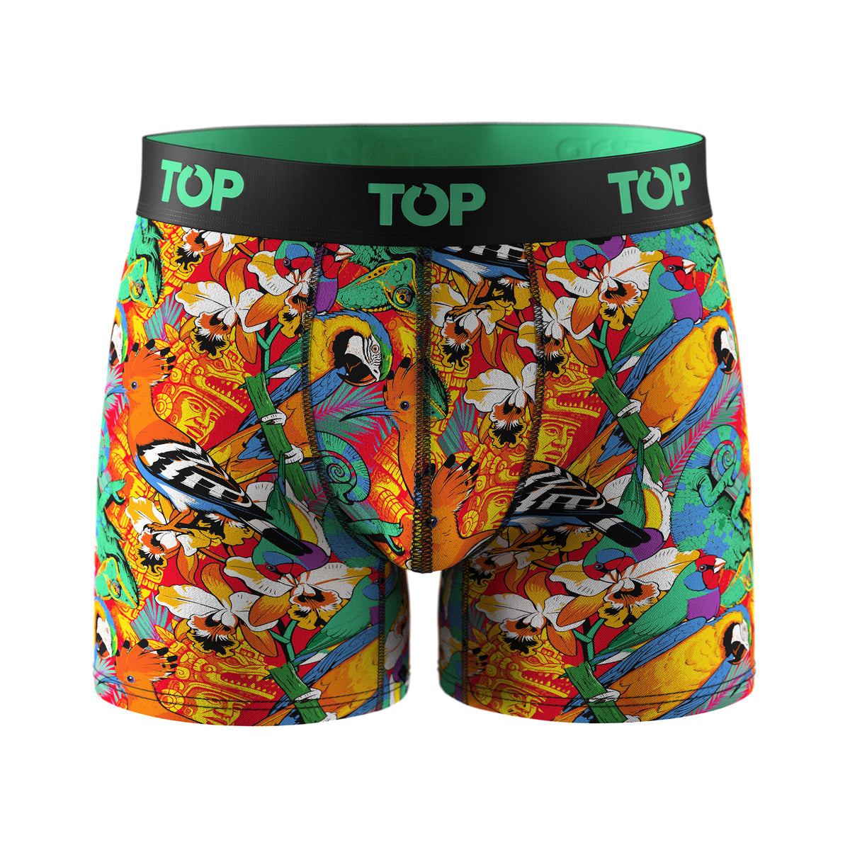 Bóxer Medio Hombre Algodón Pack 3 Tropical C4