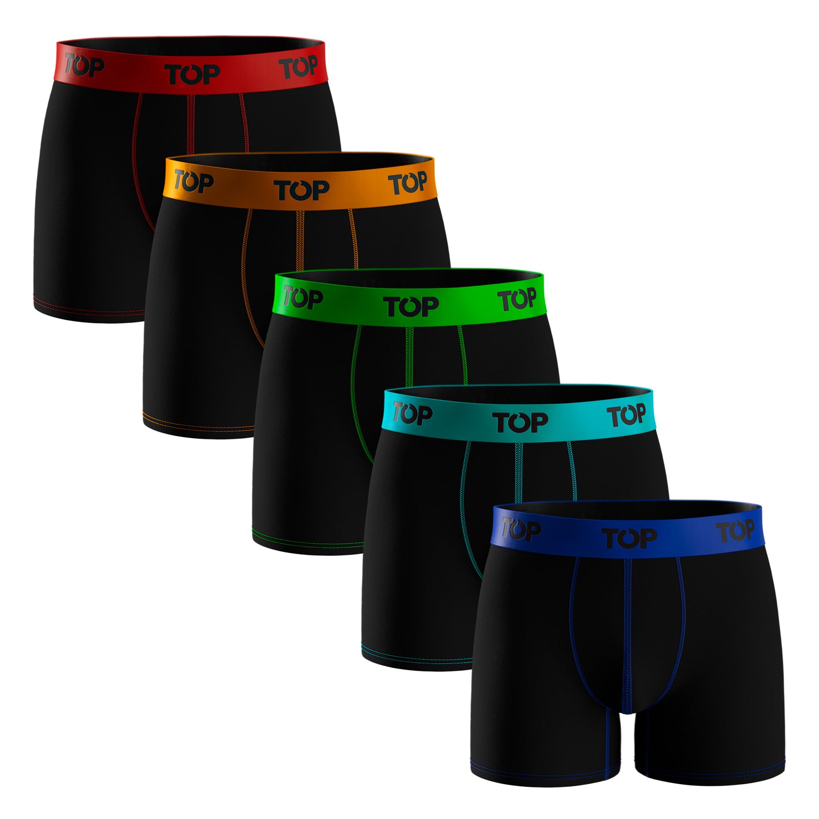 Bóxer Medio Algodón Pack 5 Colección Skins C1