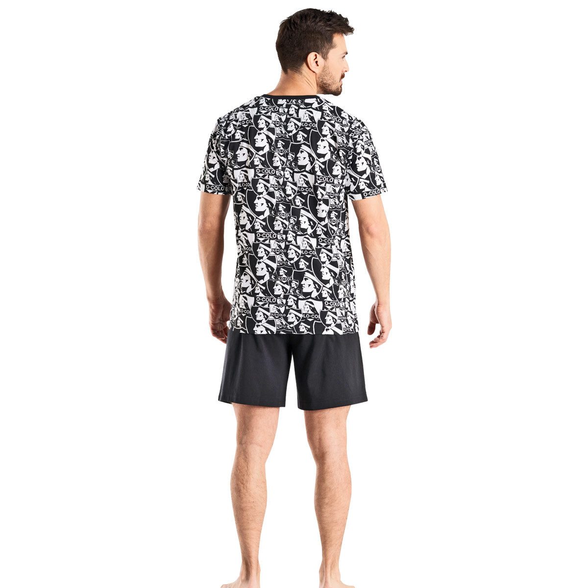 Pijama Algodón Hombre Verano Colo Colo C1