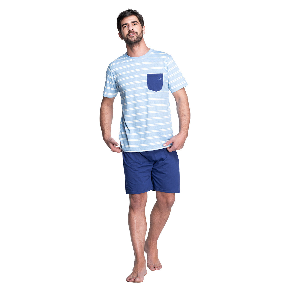 Pijama Algodón Hombre Verano C1