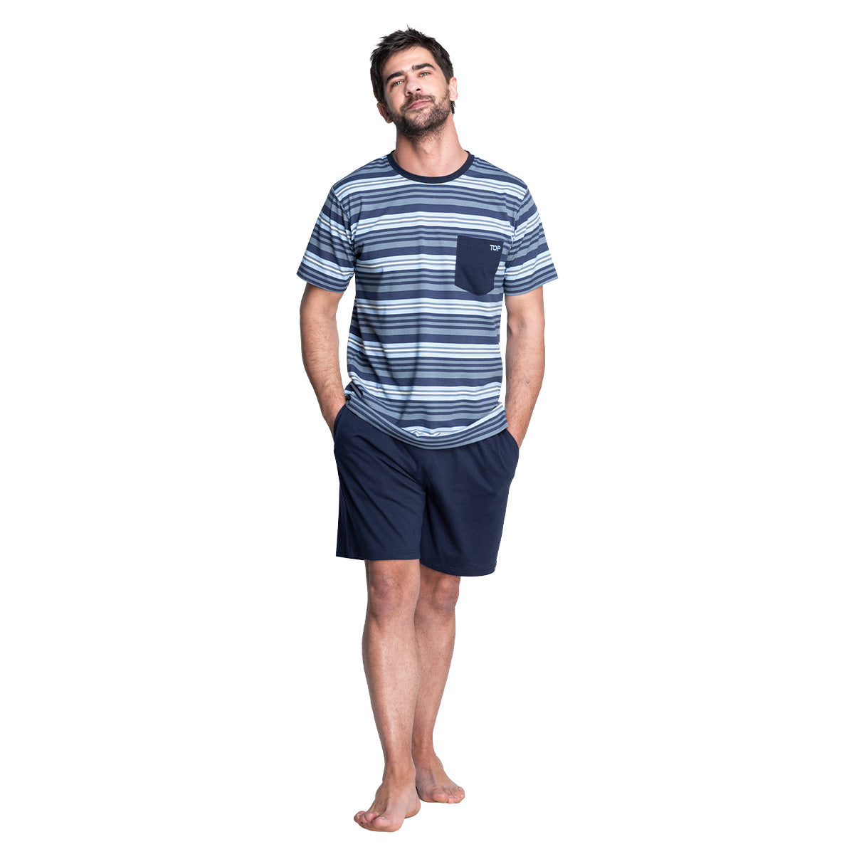 Pijama Algodón Hombre Verano C2