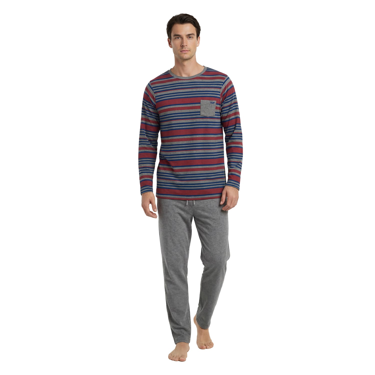 Pijama Invierno Hombre Algodón C3