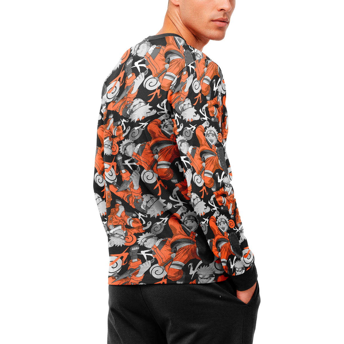 Pijama Hombre Invierno Algodón Naruto C1
