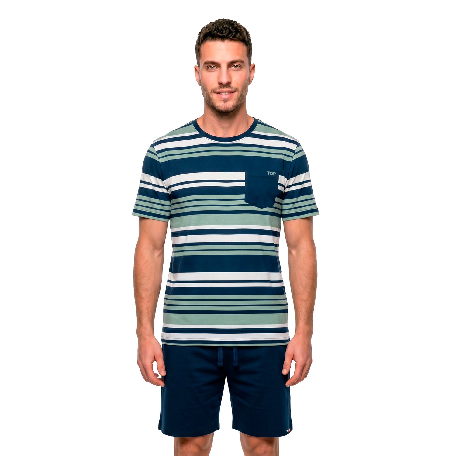 Pijama Hombre Verano Algodón C2