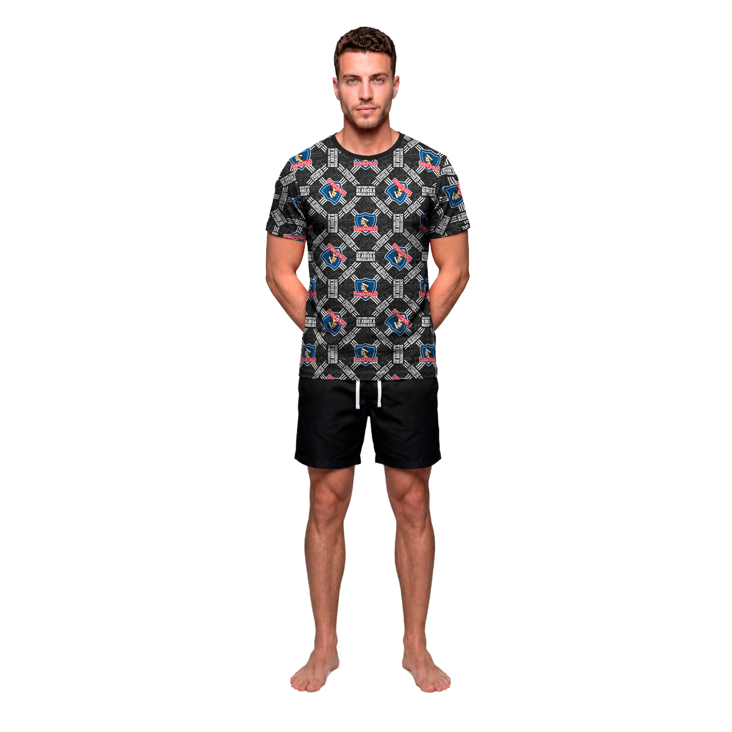 Pijama Hombre Algodón Verano Colo-Colo C2
