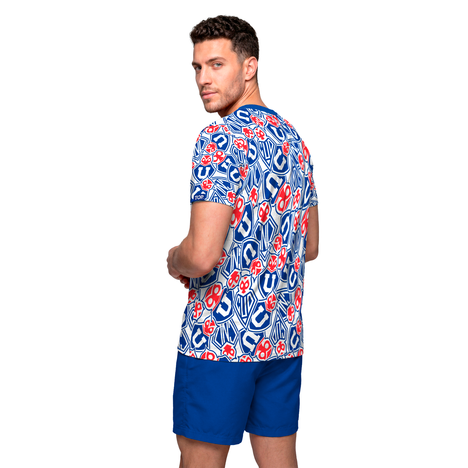 Pijama Hombre Algodón Verano Universidad de Chile C1