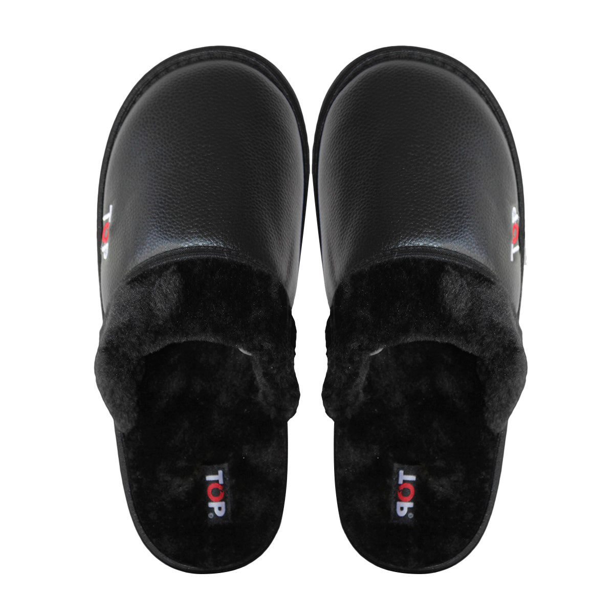 Pantufla Hombre de Cuerina y Pelo