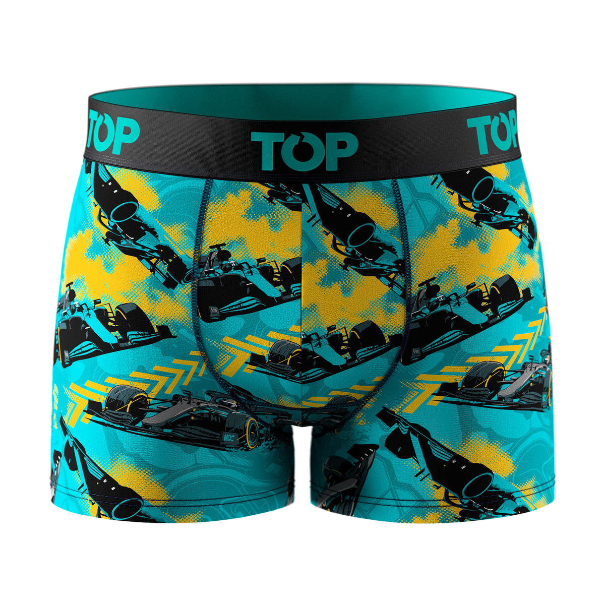 Bóxer Medio Niño Algodón Pack 4 Motores C1