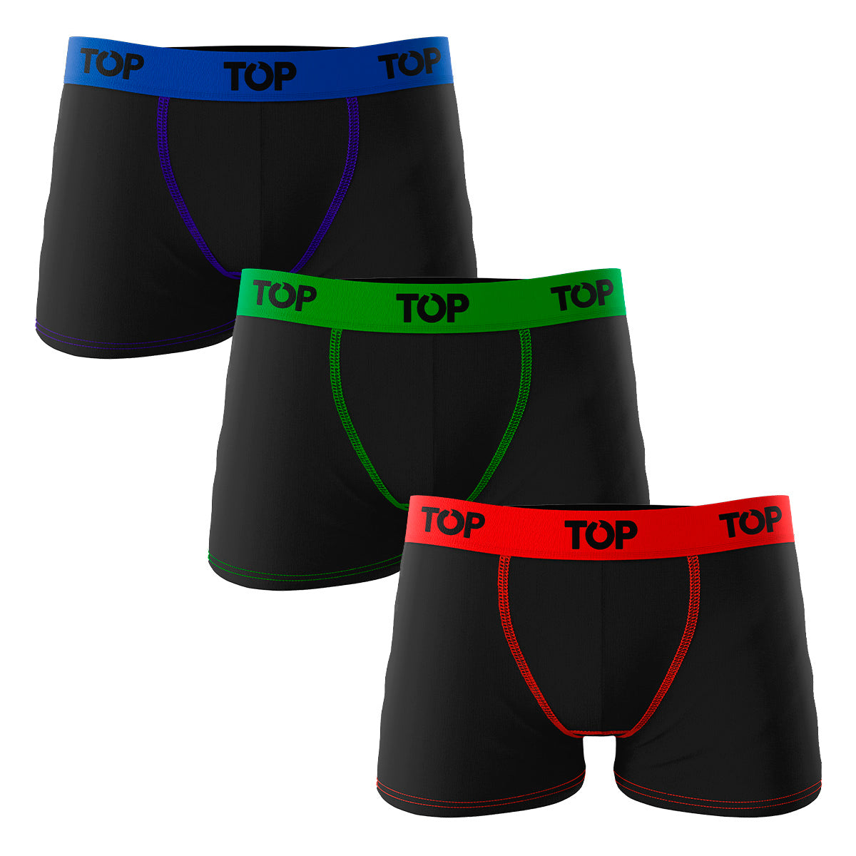 Bóxer Medio Niño Algodón Pack 3 C7