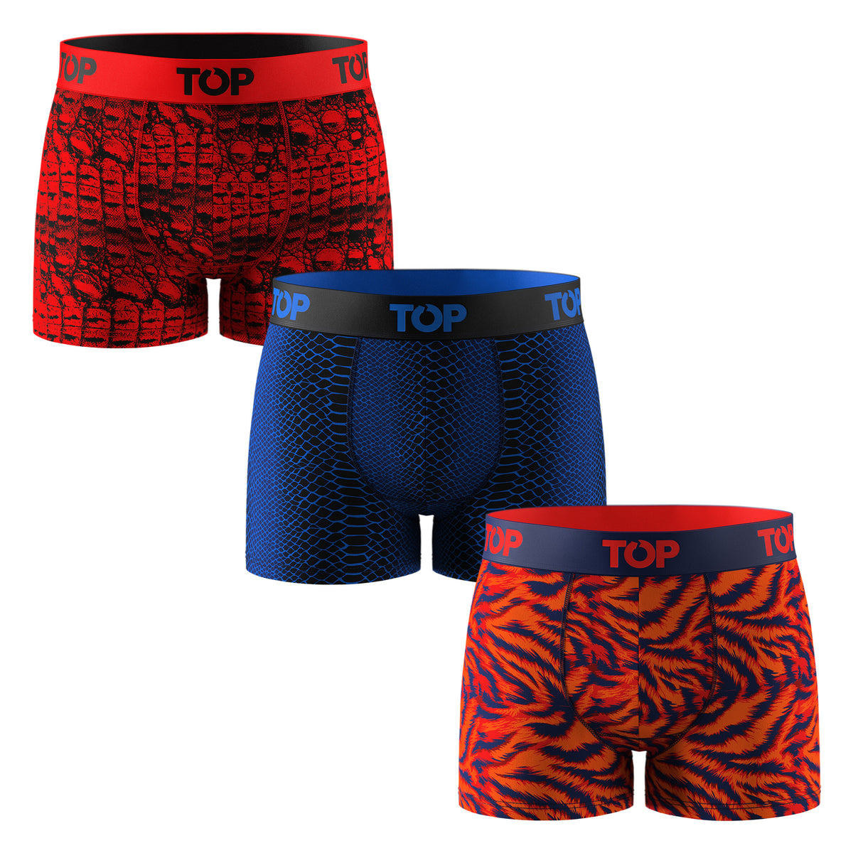 Bóxer Medio Niño Algodón Pack 3 Colección Skins C2