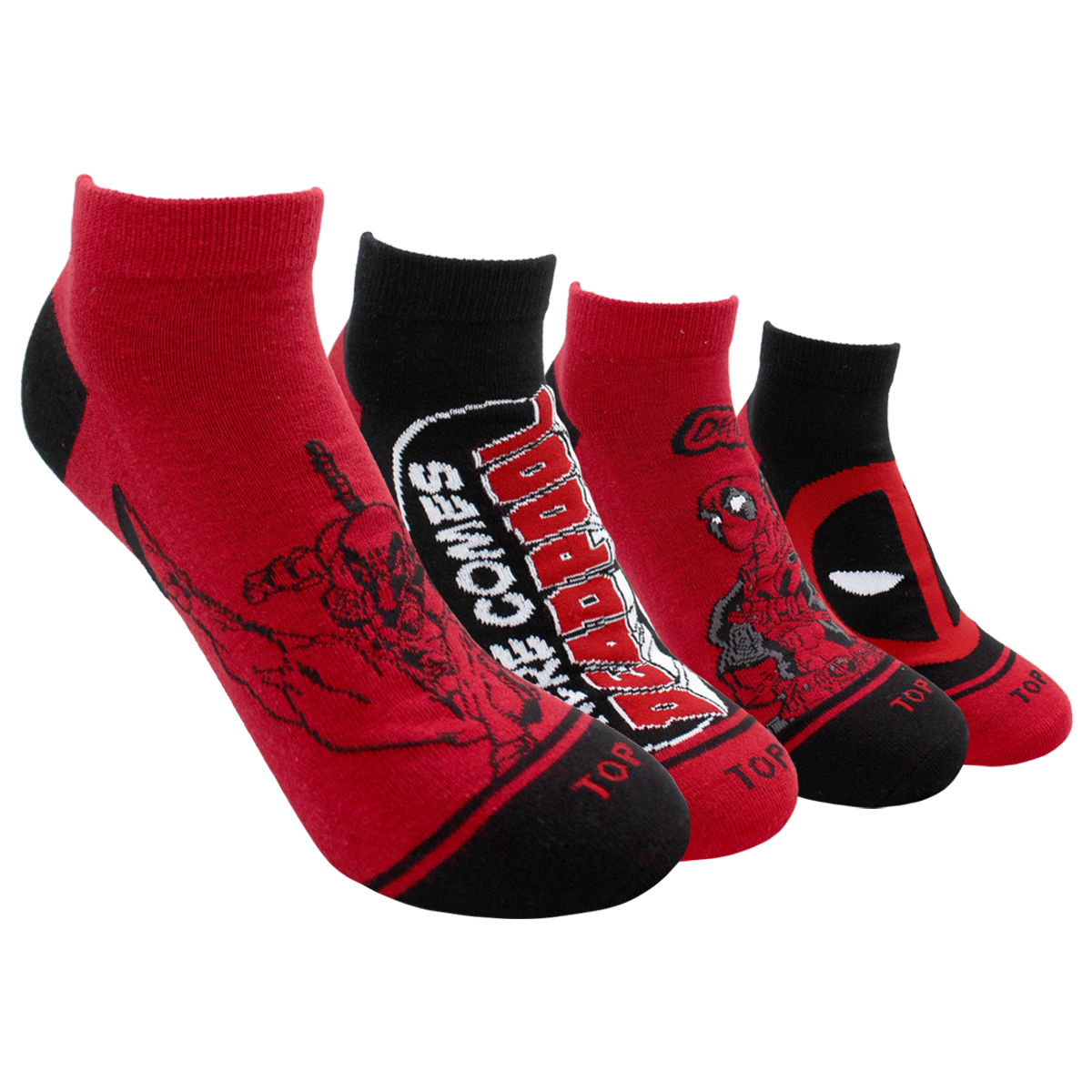 Calcetines Tobilleros Deadpool Pack 4 C2