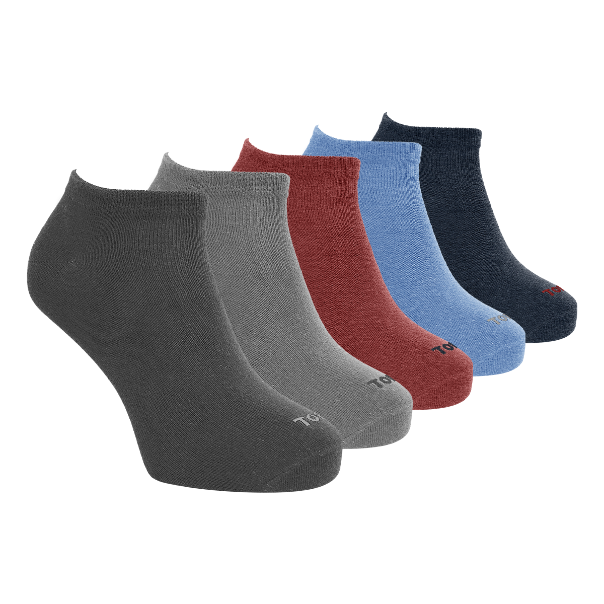Calcetines Hombre Bambú Tobilleros Pack 5 C5
