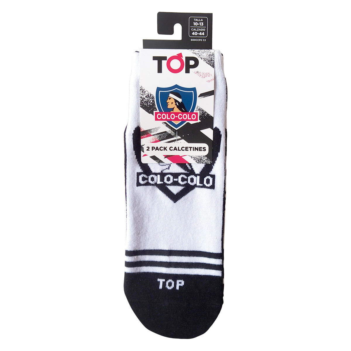 Calcetines Tobilleros Algodón Pack 2 Colo-Colo C2