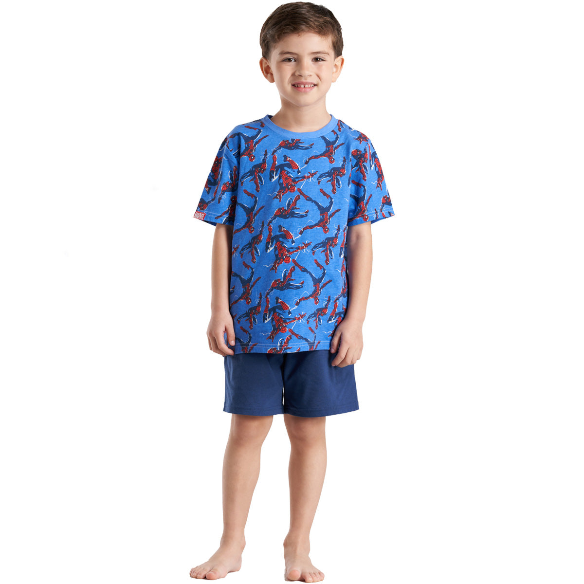 Marvel Pijama para Niño Spiderman Azul 10 : : Ropa