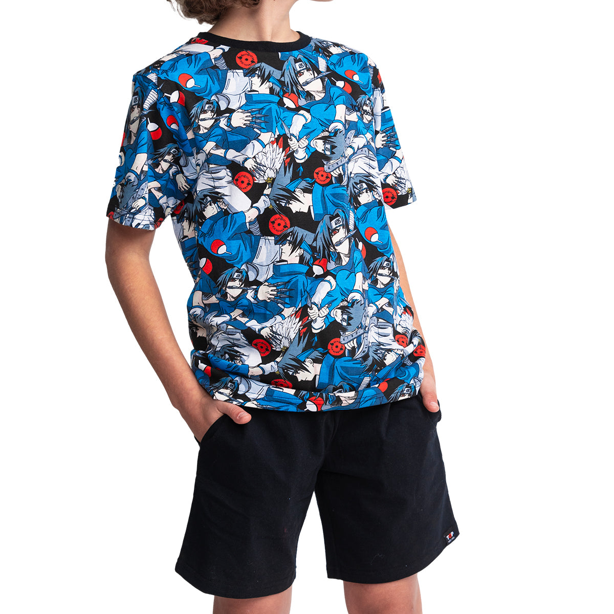 Pijama Algodón Niño Verano Sasuke C2