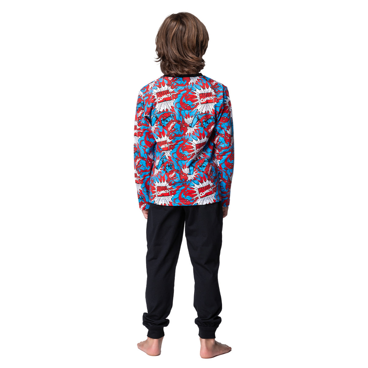 Pijama Largo Niño Invierno Algodón Marvel C1