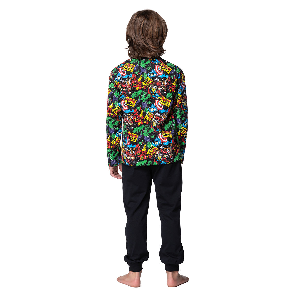 Pijama Largo Niño Invierno Algodón Marvel C2