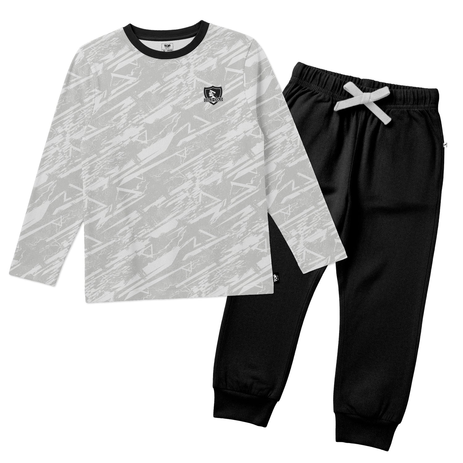 Pijama De Algodón Niño Invierno Colo Colo C1