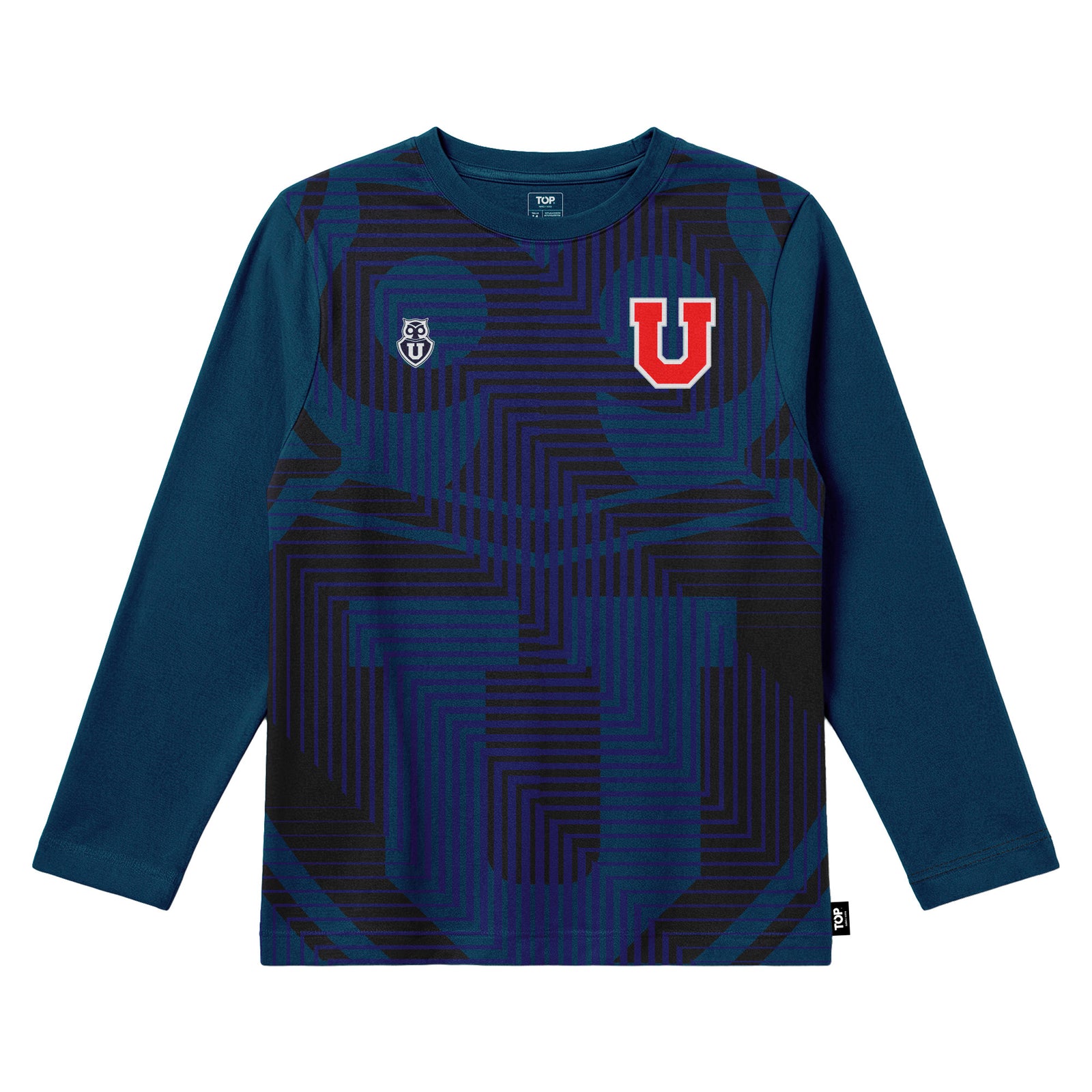 Pijama Largo Niño Invierno Algodón Universidad de Chile C1