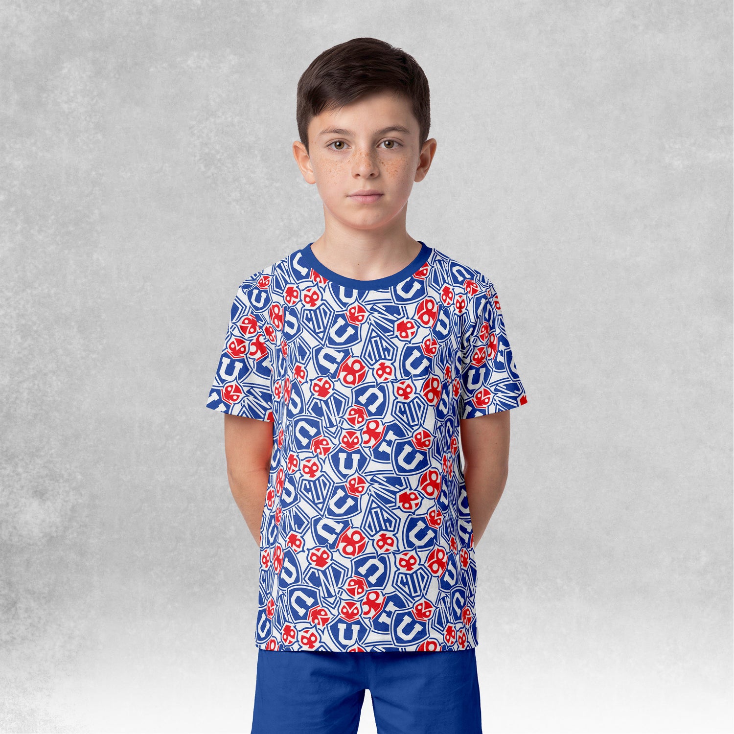 Pijama Niño Algodón Verano Universidad de Chile C1