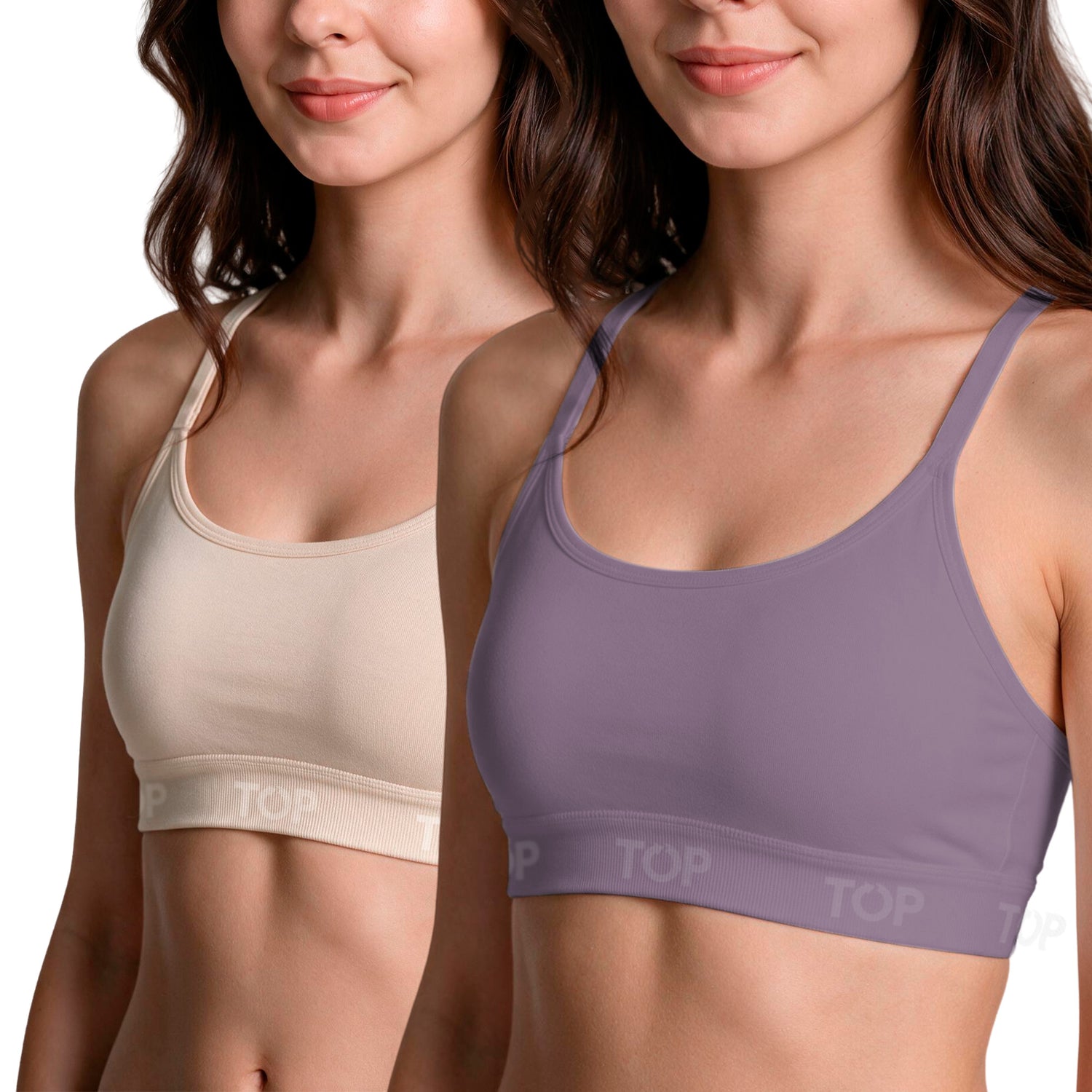 Peto Mujer Pack 2 Microfibra Pretina Ancha C4