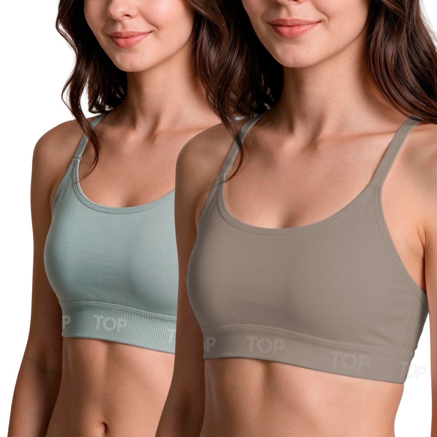 Peto Mujer Pack 2 Microfibra Pretina Ancha C5