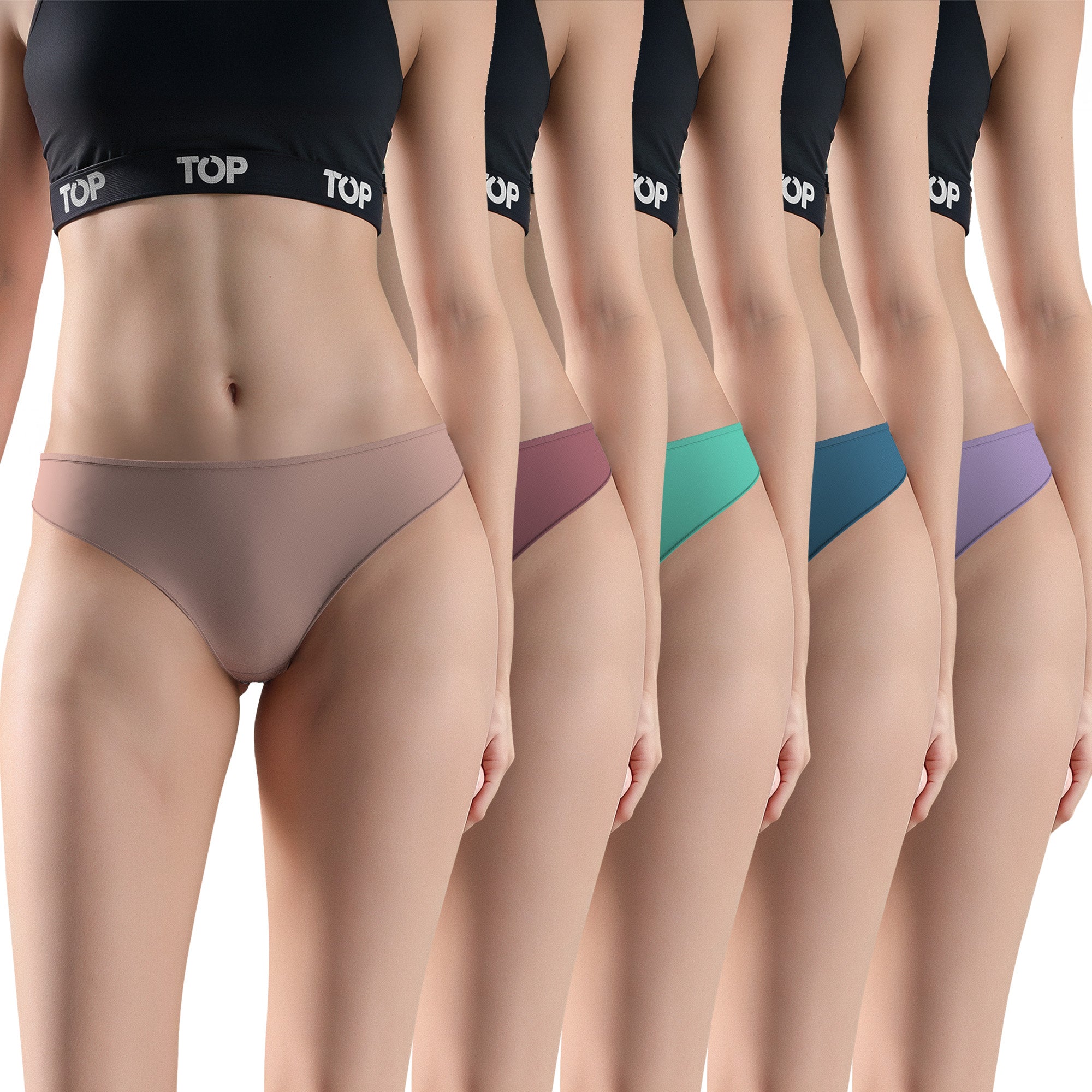 Calzón Bikini Algodón Sin Elástico Pack 5 C2