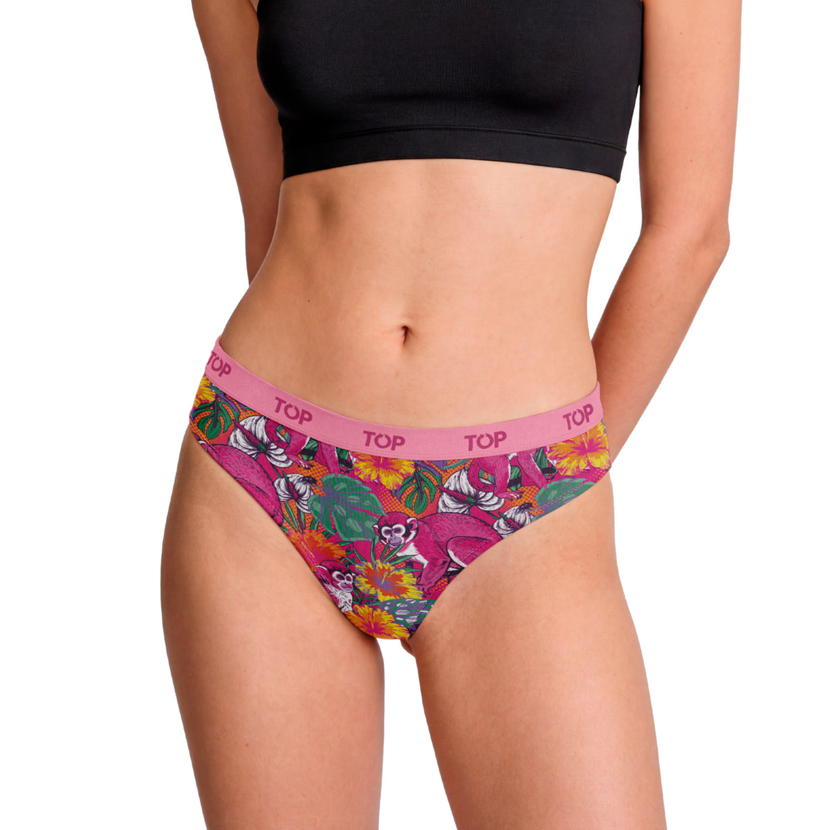 Calzón Bikini Algodón Pack 3 Colección Tropical C2