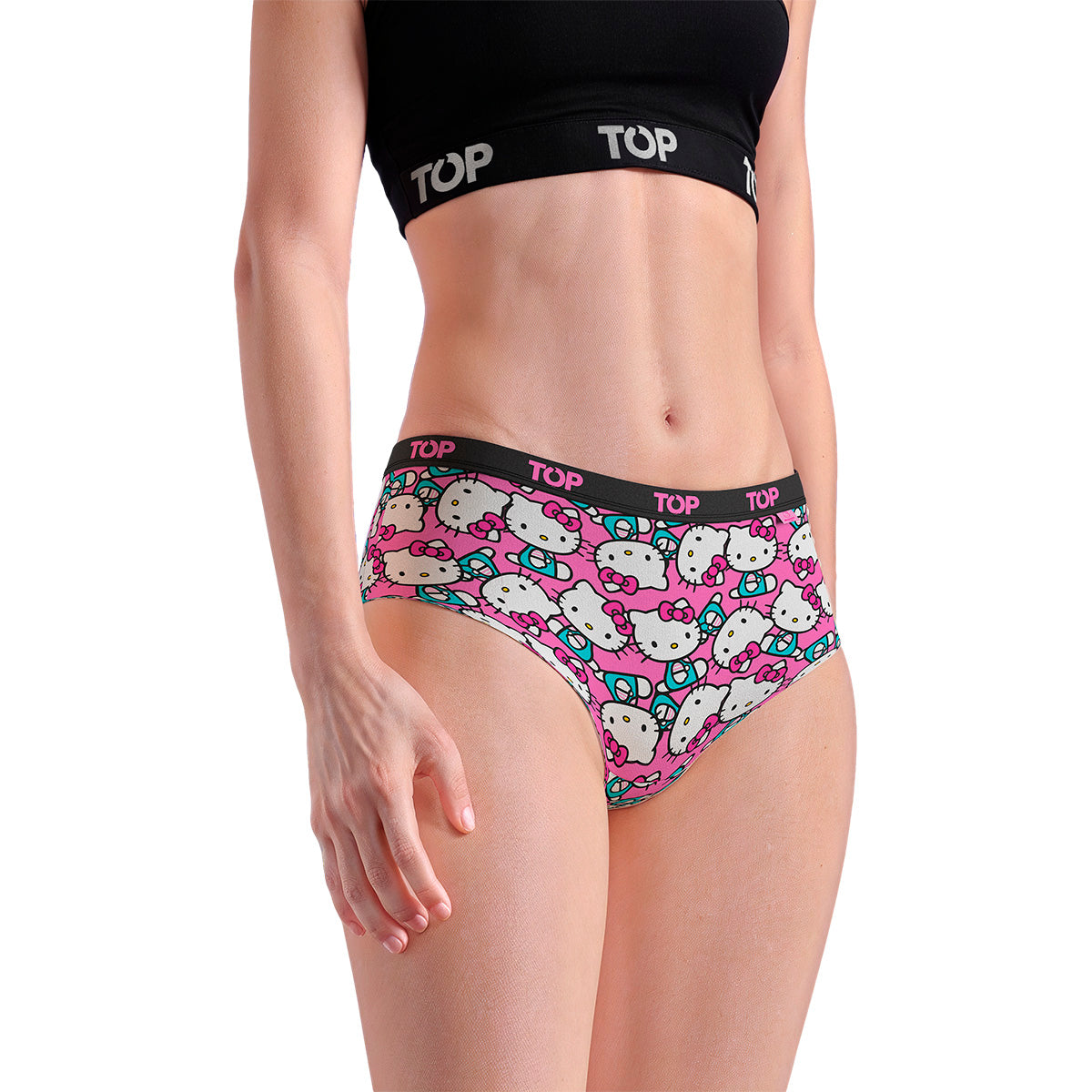 Calzón Pantaletas Algodón Con Elástico Pack 3 Hello Kitty C1