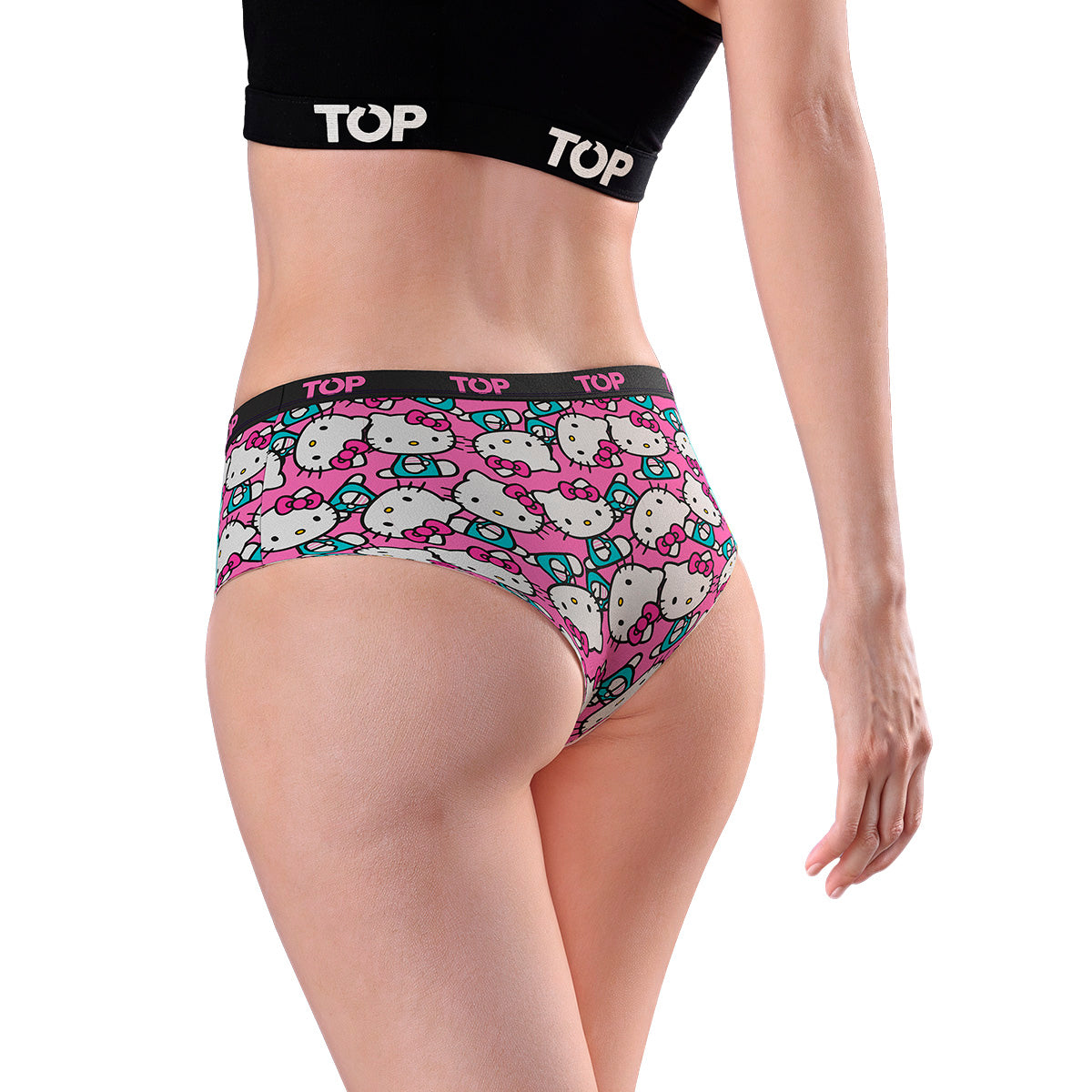 Calzón Pantaletas Algodón Con Elástico Pack 3 Hello Kitty C1