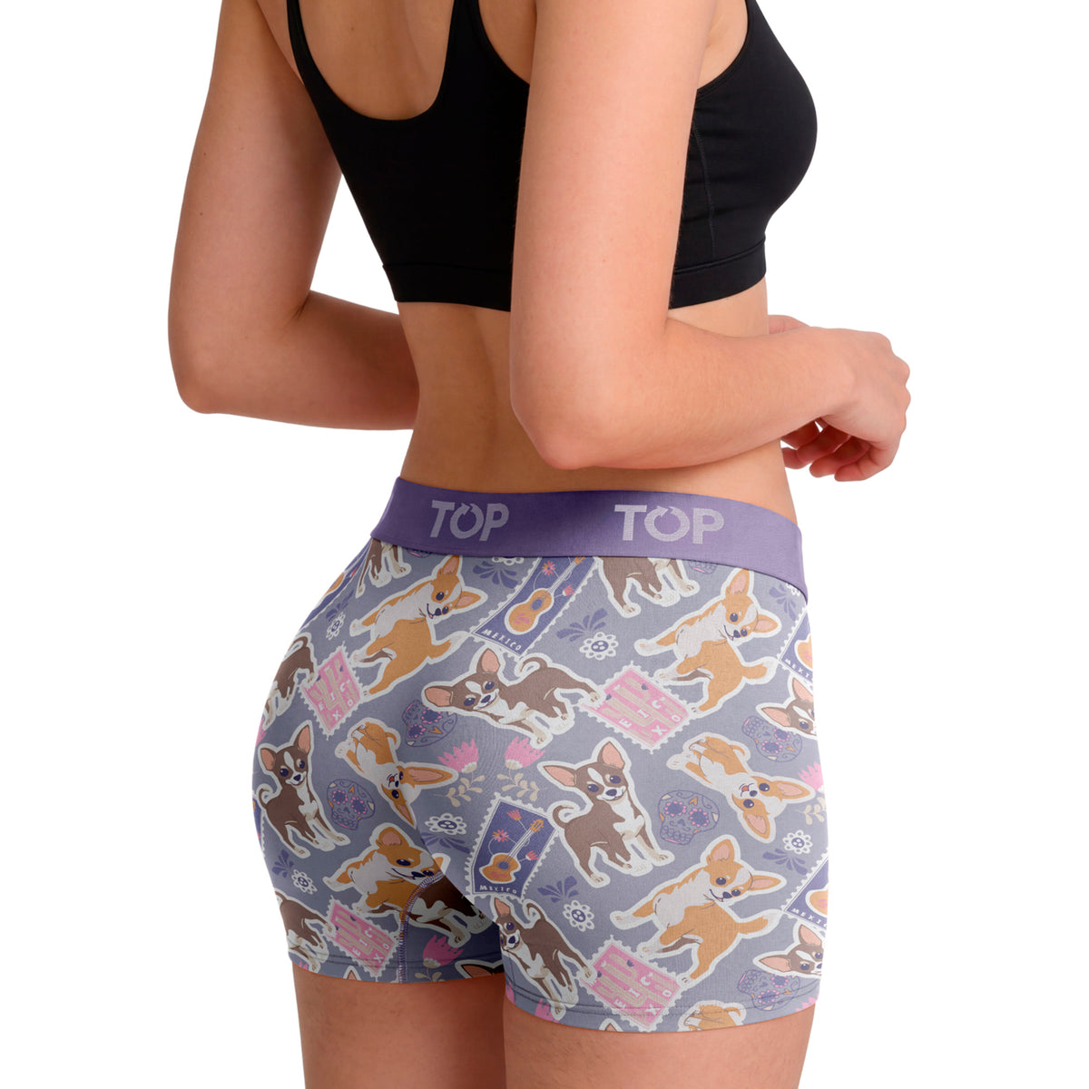 Bóxer Medio Mujer Algodón Pack 3 Colección Favs C1