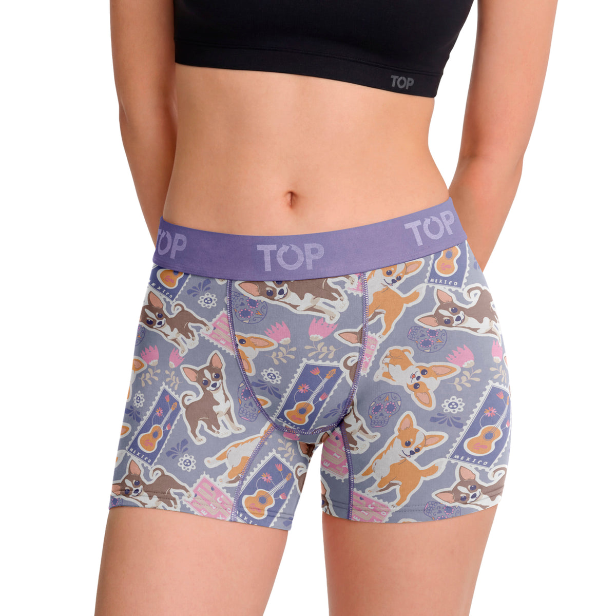 Bóxer Medio Mujer Algodón Pack 3 Colección Favs C1