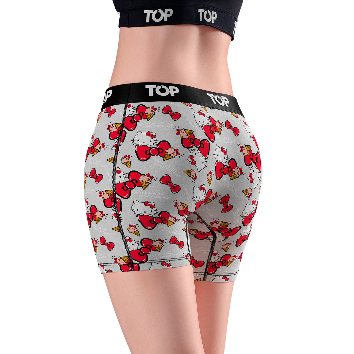 Bóxer Medio MUJER Algodón Pack 3 Hello Kitty C10