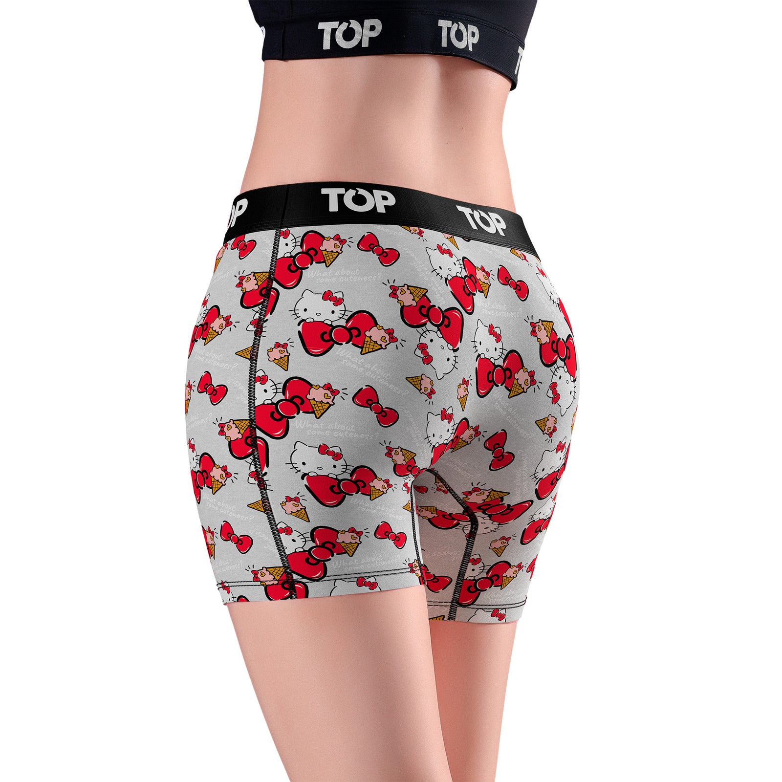 Bóxer Medio MUJER Algodón Pack 3 Hello Kitty C10
