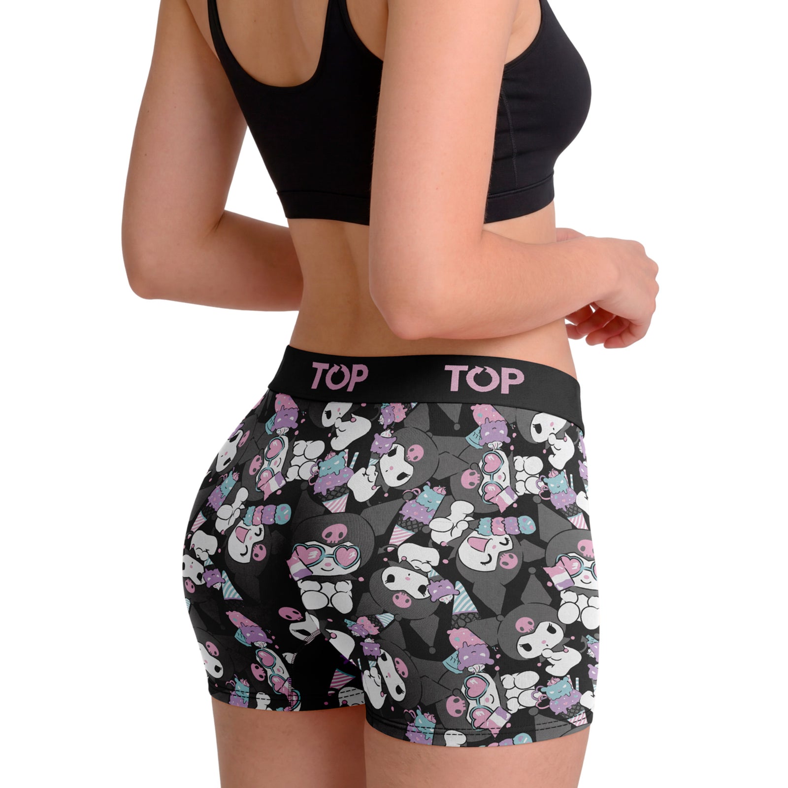 Bóxer Medio MUJER Algodón Pack 3 Kuromi C12