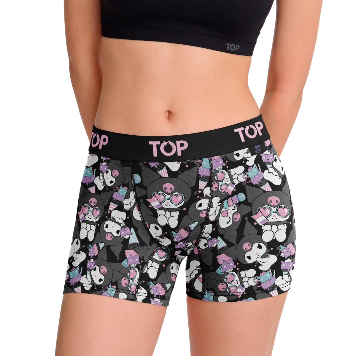 Bóxer Medio MUJER Algodón Pack 3 Kuromi C12