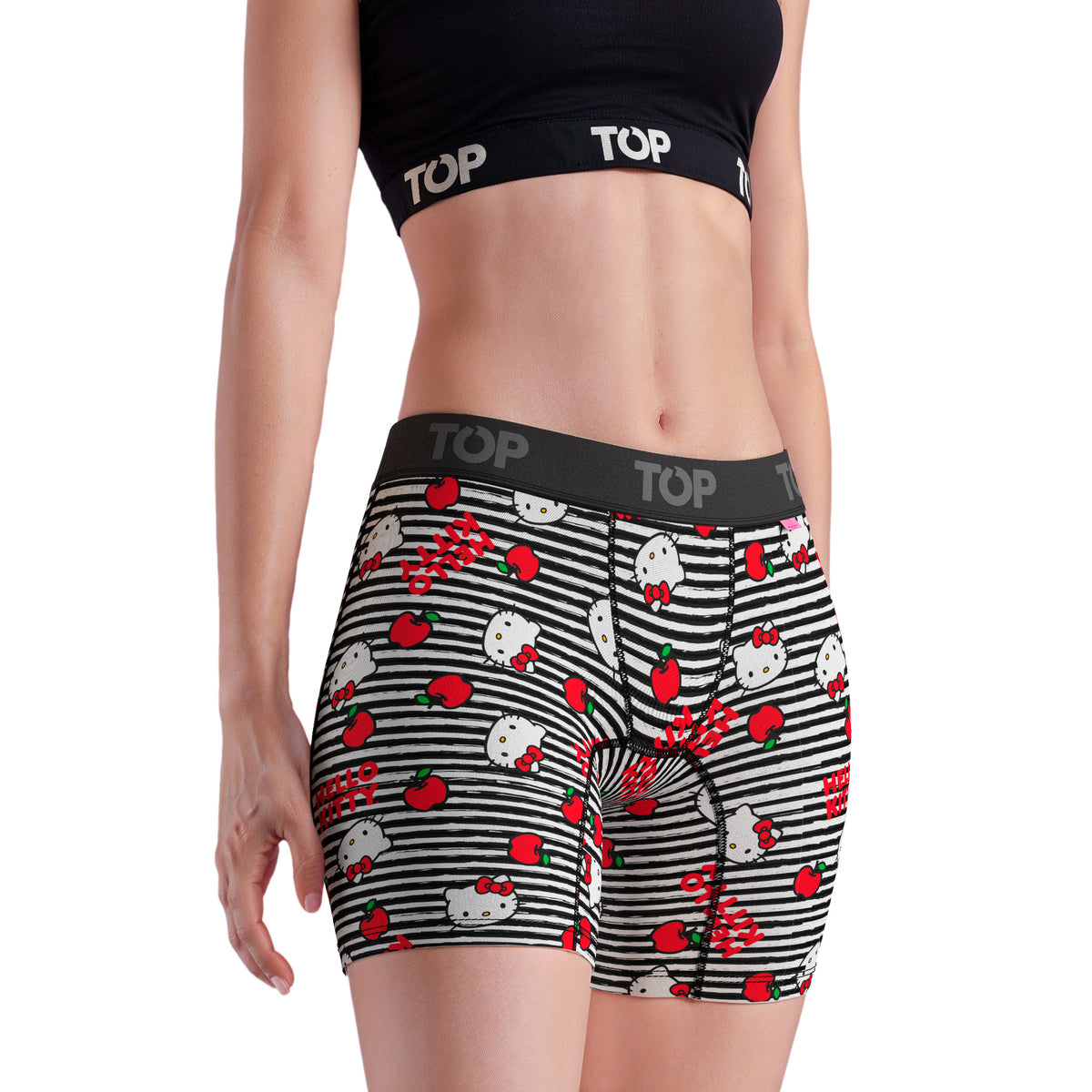 Bóxer Medio MUJER Algodón Pack 3 Hello Kitty C4