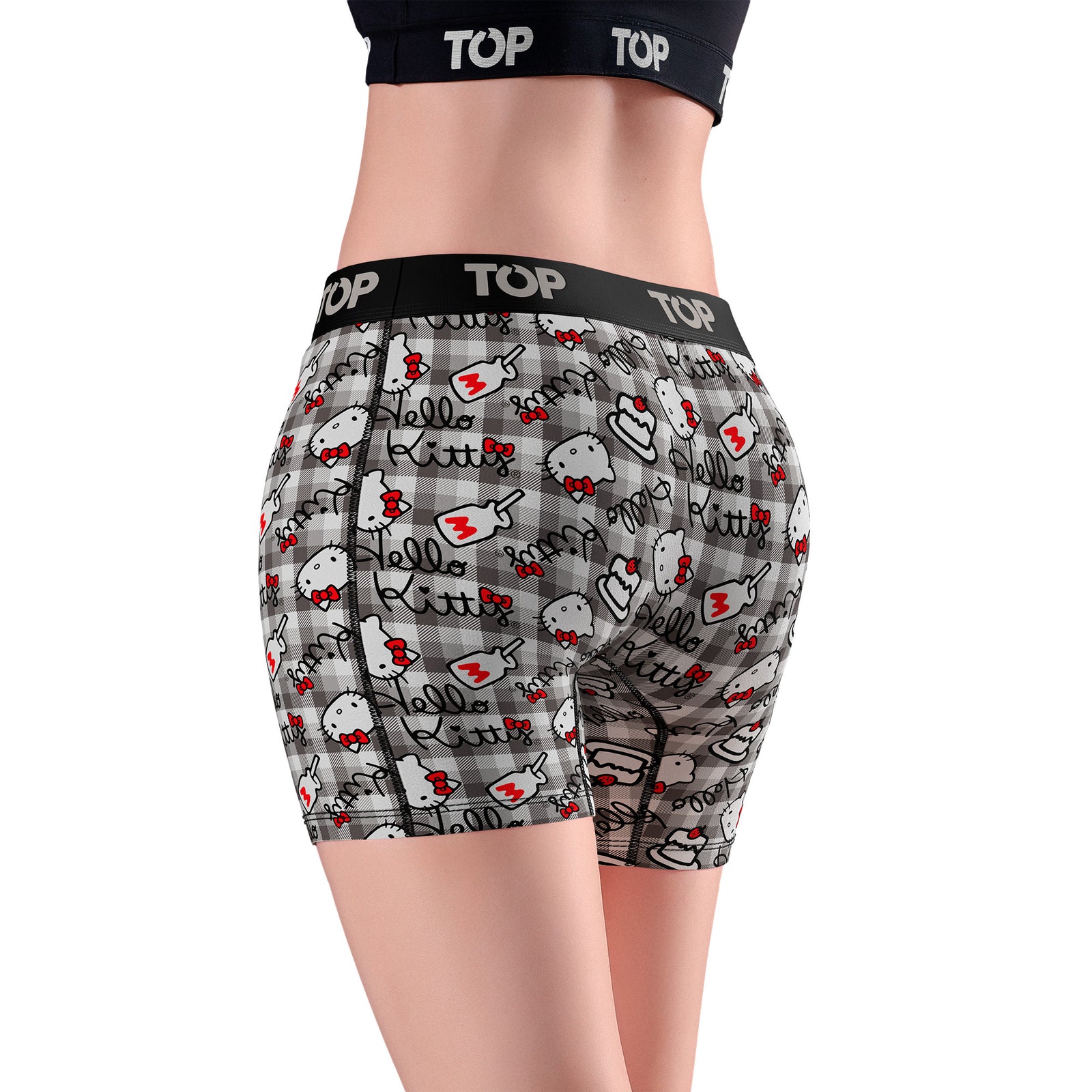 Bóxer Medio MUJER Algodón Pack 3 Hello Kitty C6