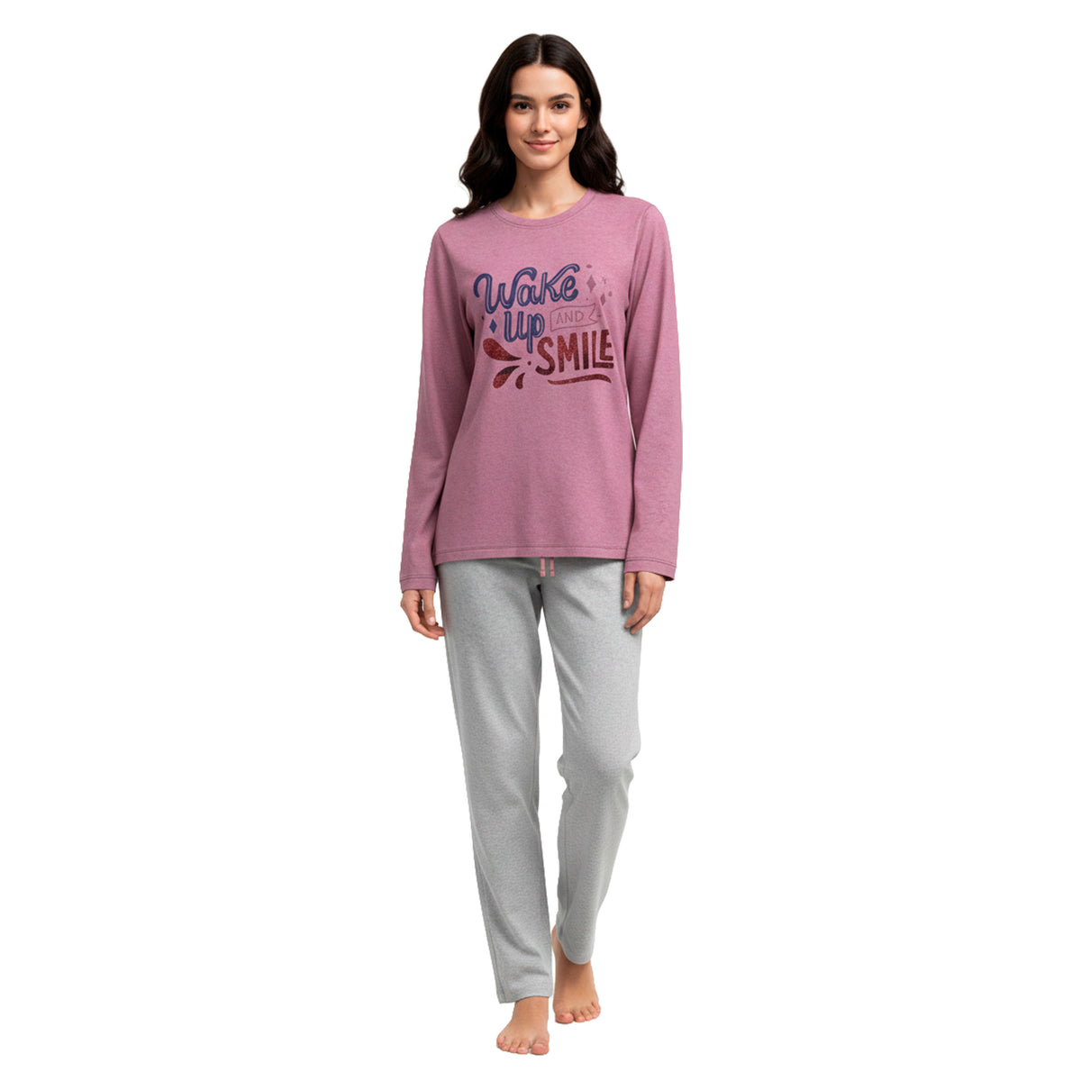 Pijama Invierno Mujer Algodón C2