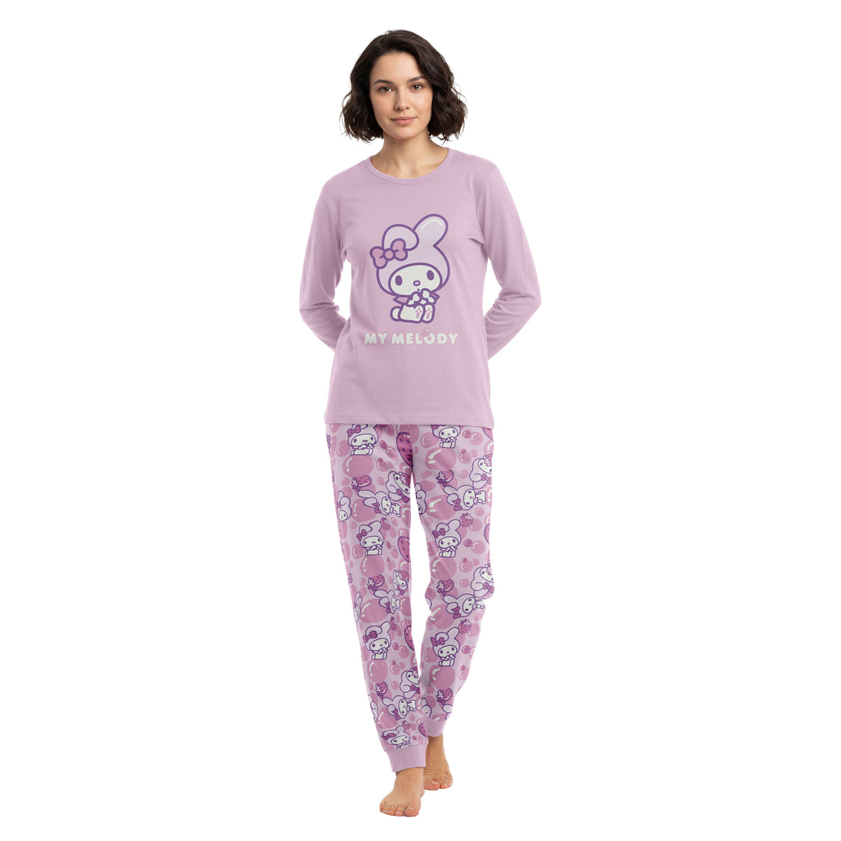 Pijama Largo Algodón Mujer Invierno My Melody C6